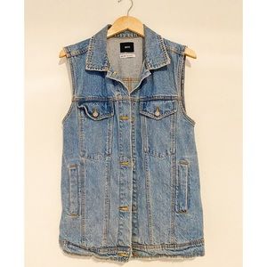 Oversized Denim Vest